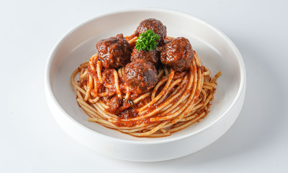 Bolognese Beef Spaghetti with Beef Meatballs