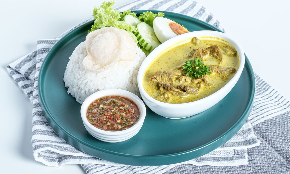Fragrant Rice with Daging Masak Lemak Cili Padi