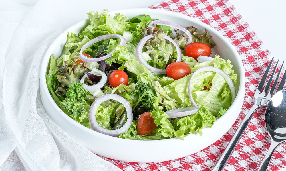 Mixed Salad with Caesar Dressing